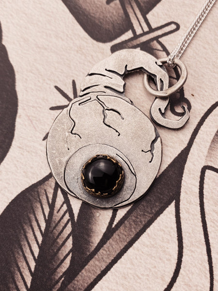 Halloween Eyeball Necklace.